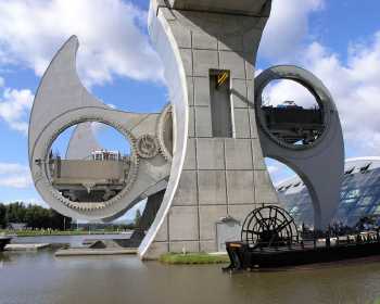 Falkirk Wheel in Bewegung