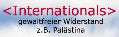 gewaltfreier Widerstand z.B. Palästina Internationals